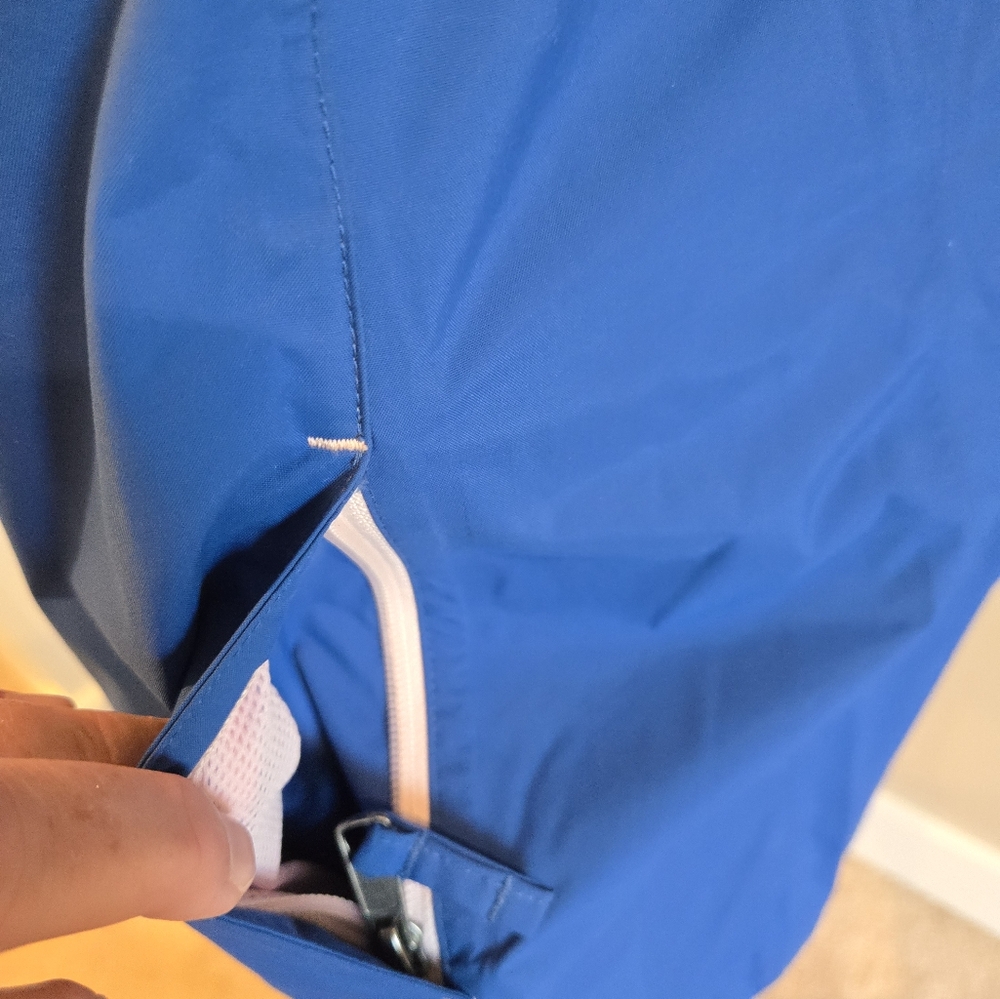 Orage Small Women's Blue Hooded Rain weatherproof Jacket - Picture 7 of 13